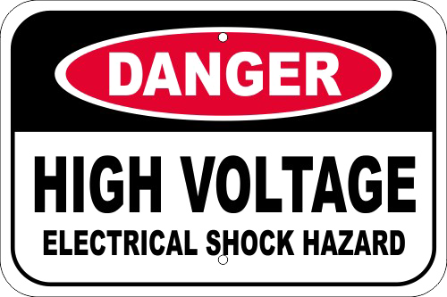 High Voltage Sign Transparent PNG Image