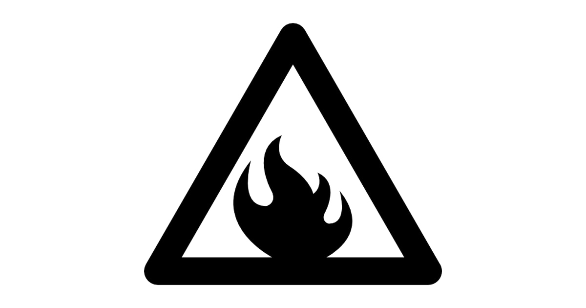 Flammable Sign Transparent PNG Image