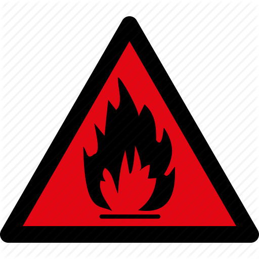 Flammable Sign Transparent PNG Image