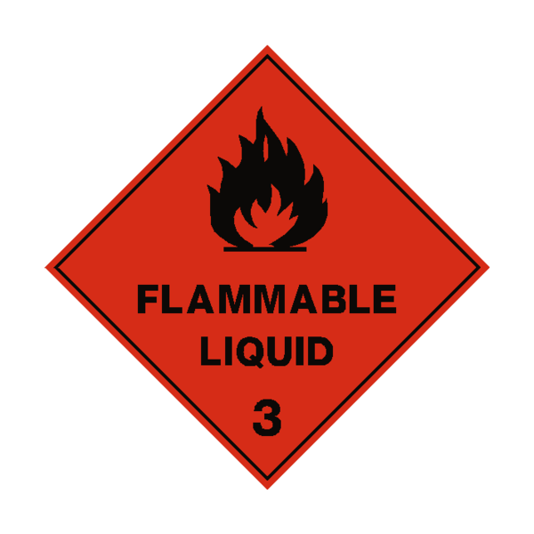 Flammable Sign Transparent PNG Image