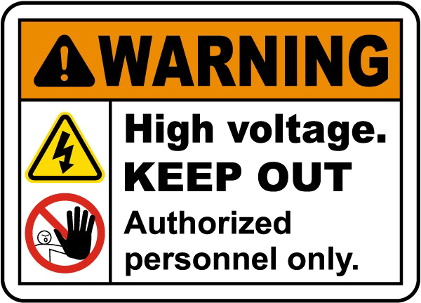 Keep Out Warning Transparent PNG Image
