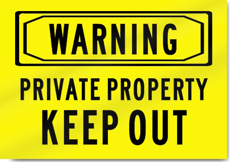 Keep Out Warning Transparent PNG Image