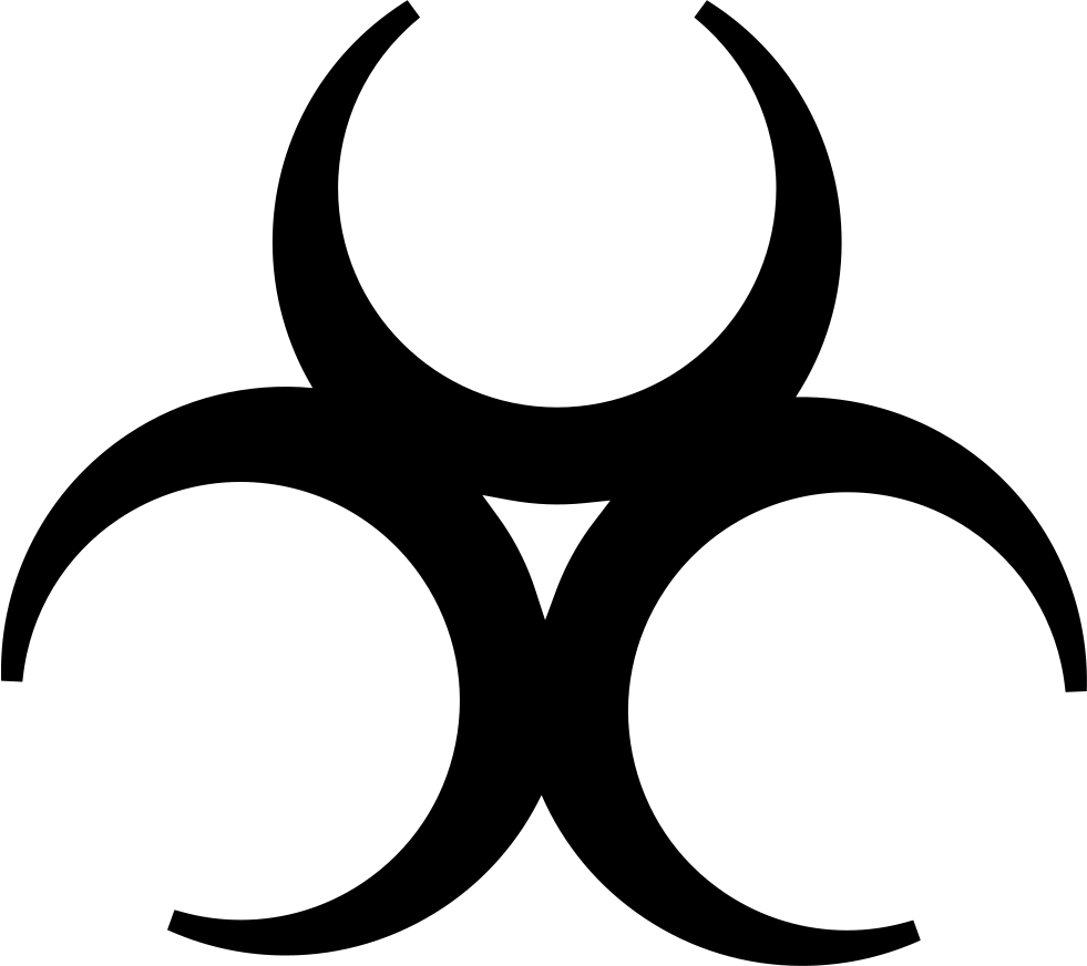 Biological Hazard Sign Transparent PNG Image