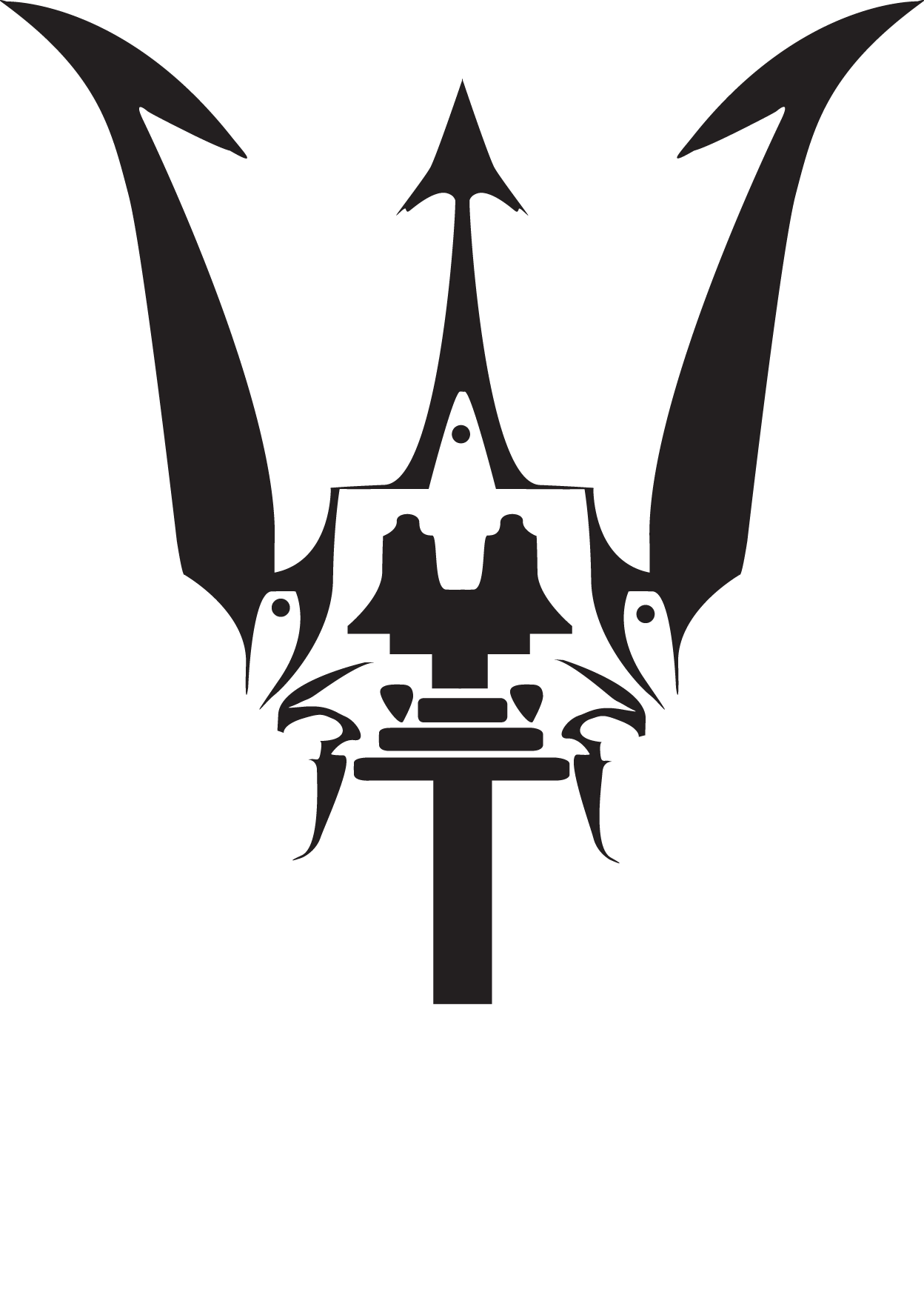 Poseidon Silhouette Weapon Trident Maserati Cold Transparent PNG Image