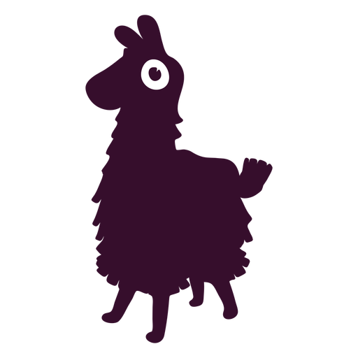 Battle Royale Silhouette Fortnite Llama Transparent PNG Image