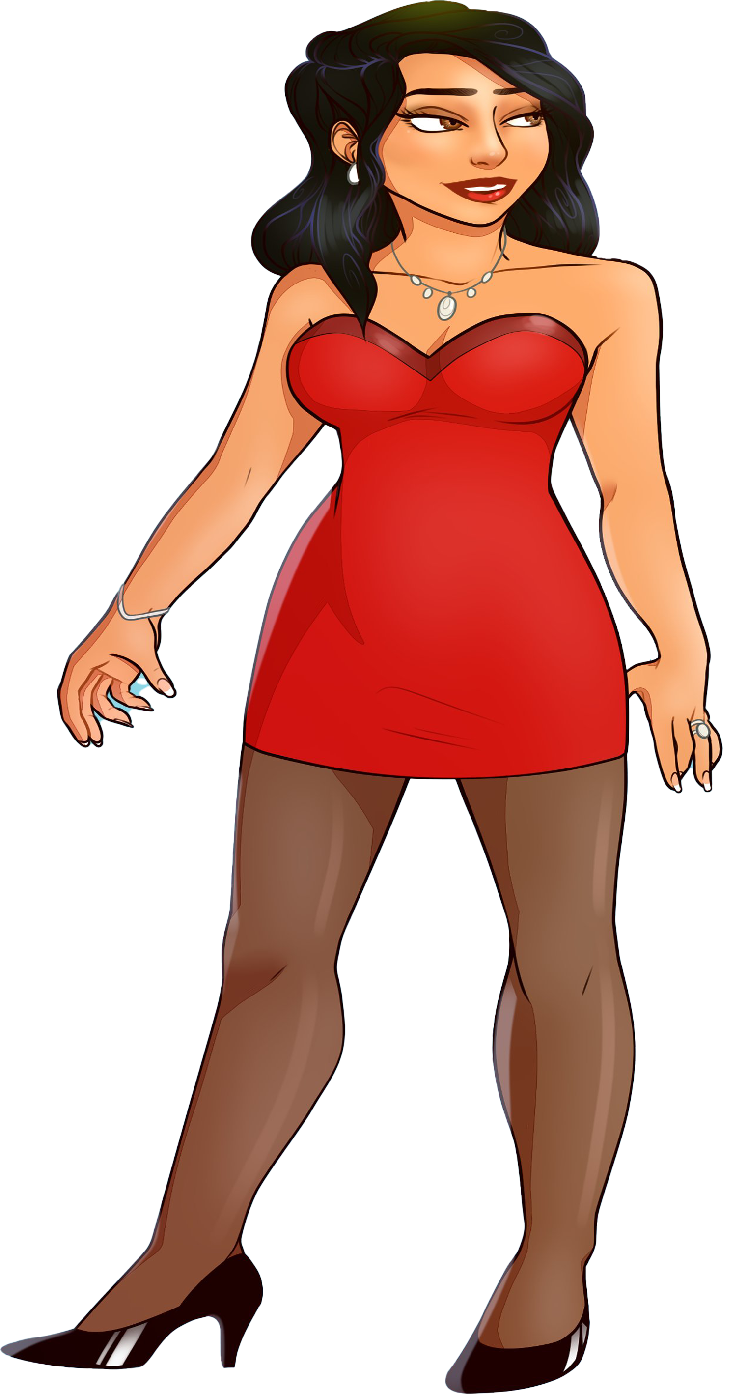 Goth Bella Transparent PNG Image