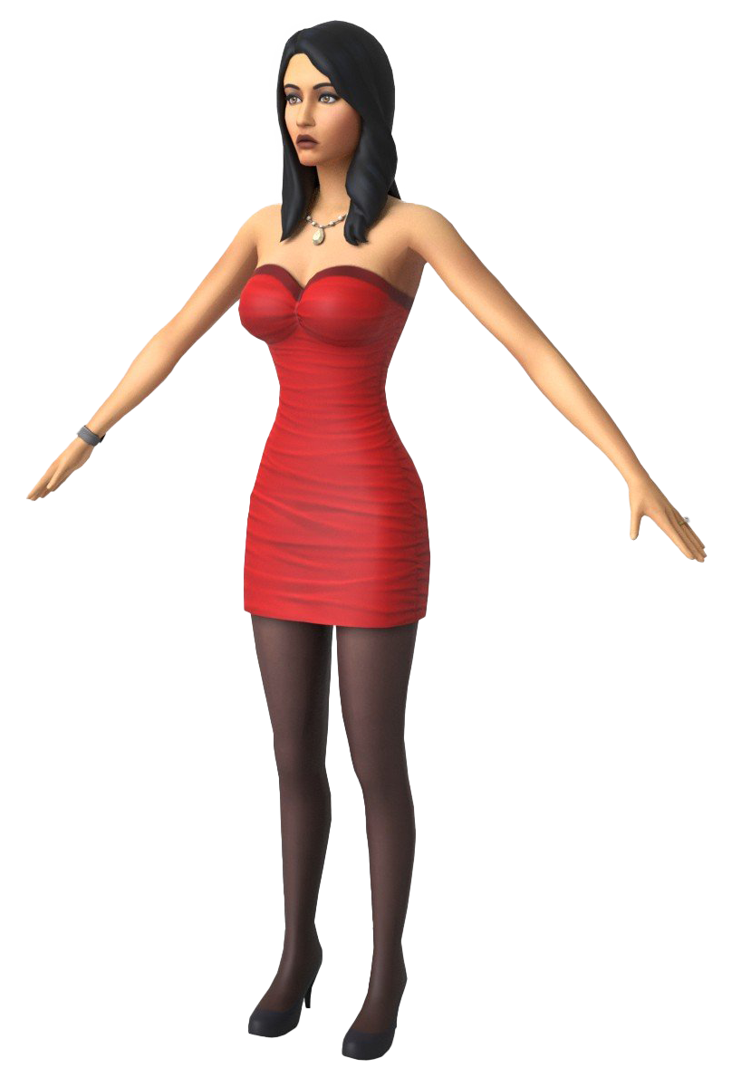 Goth Bella Transparent PNG Image