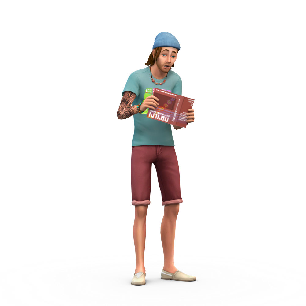 Sims The Characters Transparent PNG Image