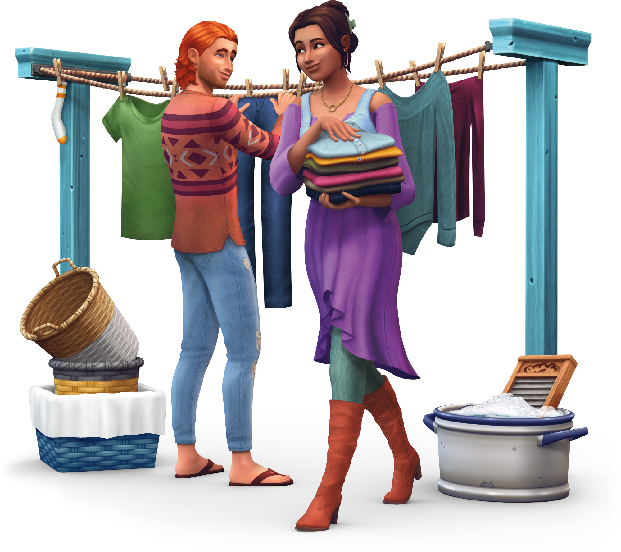 Sims The Characters Transparent PNG Image