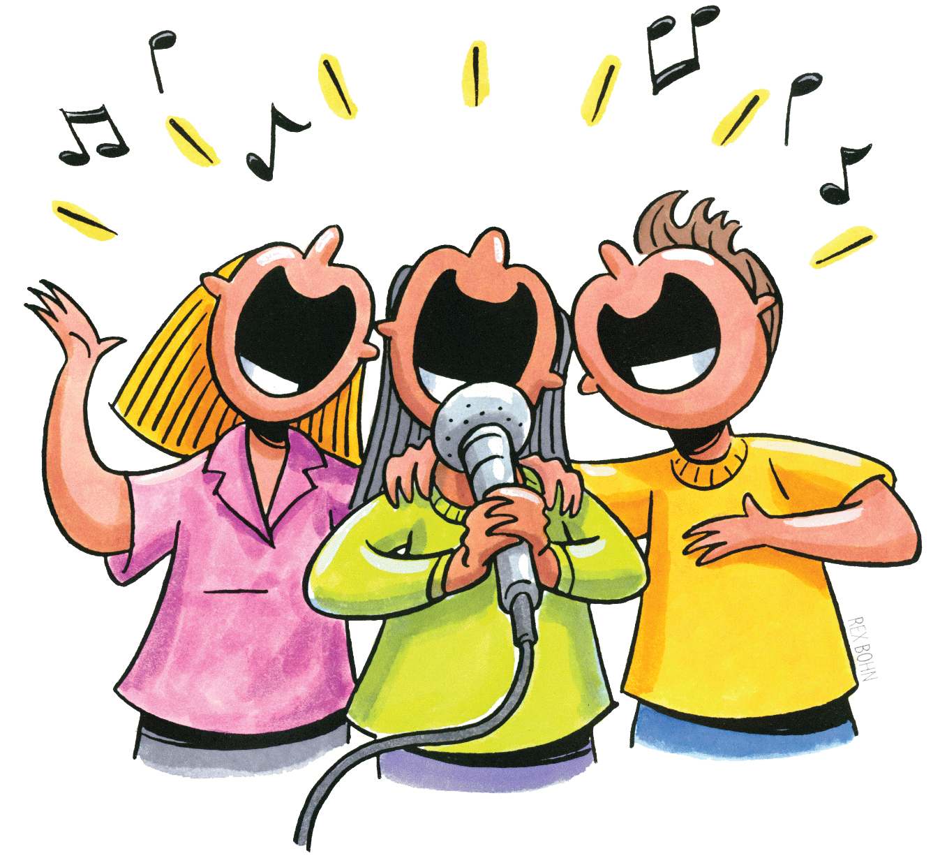 Singing Transparent PNG Image