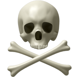 Skull And Bones Transparent PNG Image