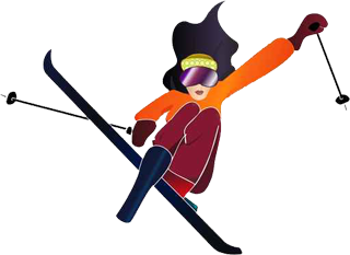 Skiing Transparent PNG Image
