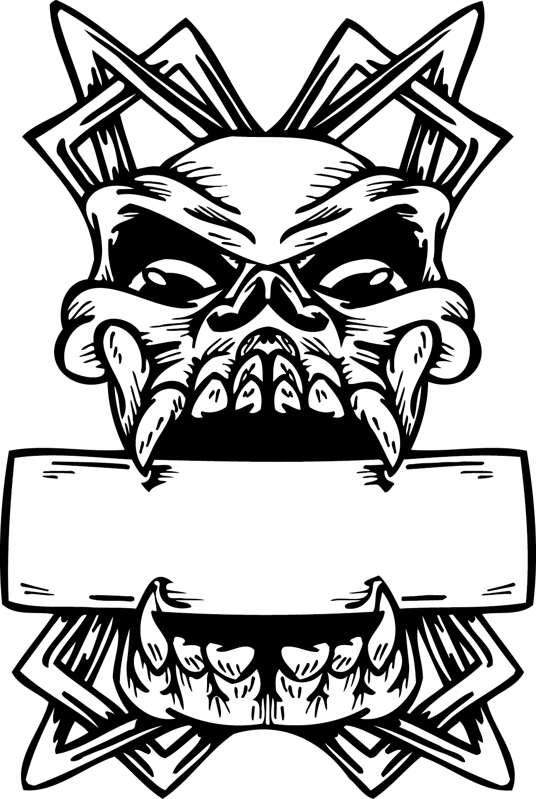 Graffiti Skull Transparent PNG Image
