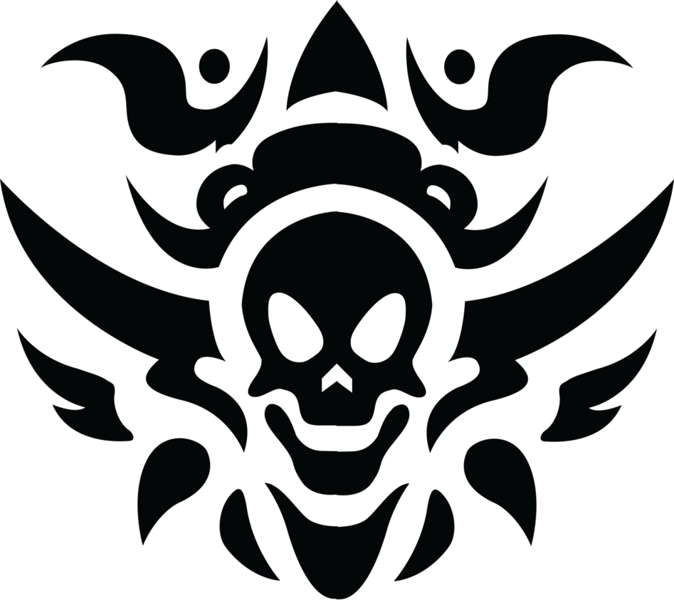 Skull Tattoo File Transparent PNG Image