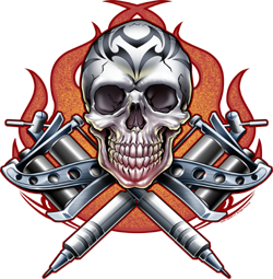 Skull Tattoo Transparent PNG Image
