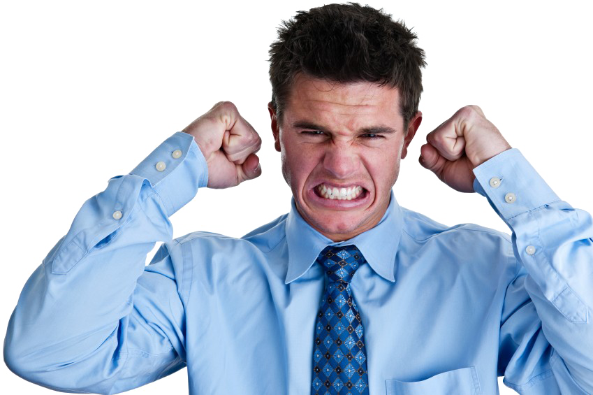 Angry Person Transparent PNG Image