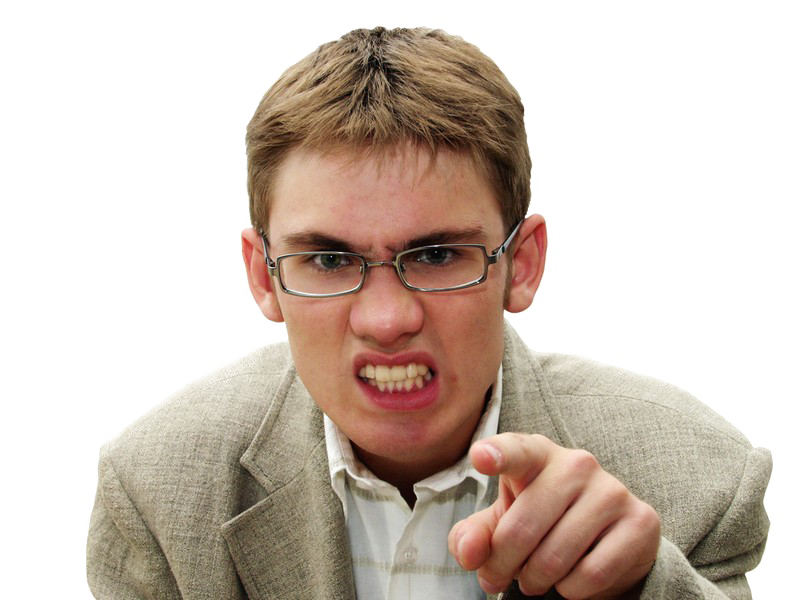 Angry Person Transparent PNG Image