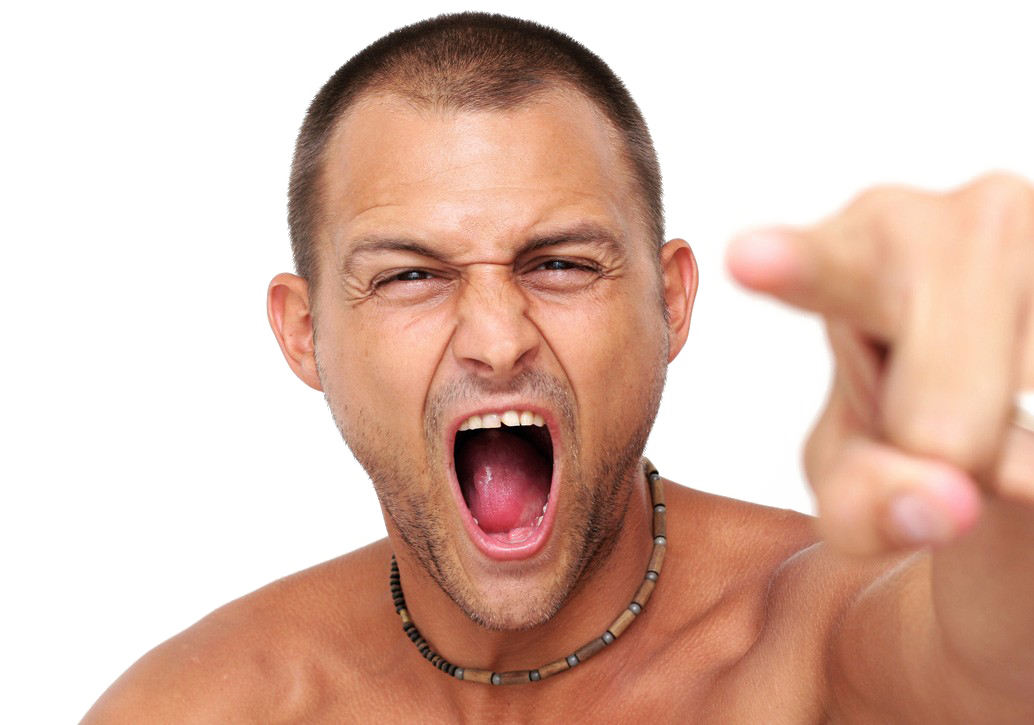 Angry Person Transparent PNG Image