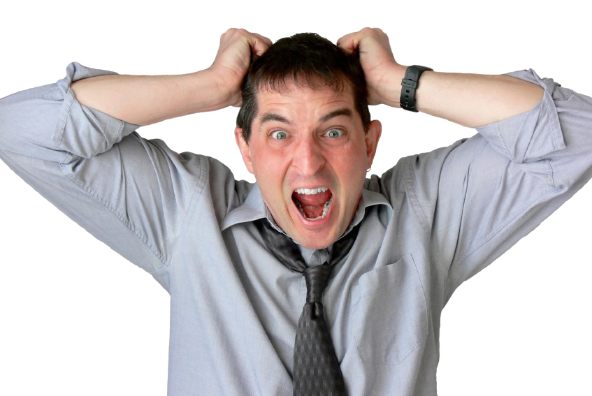 Angry Person Transparent PNG Image
