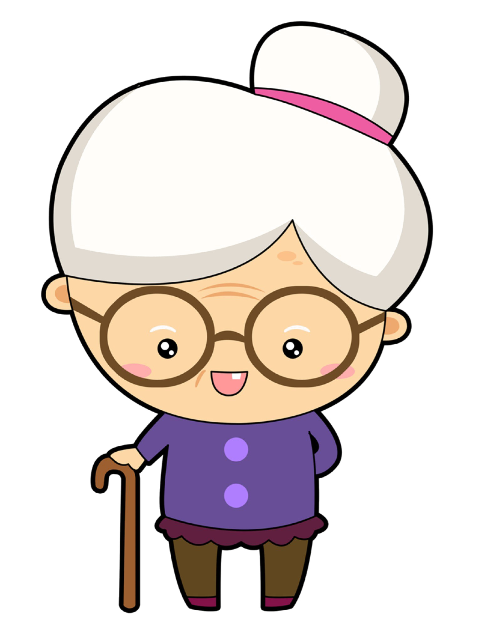 Grandmother Transparent PNG Image
