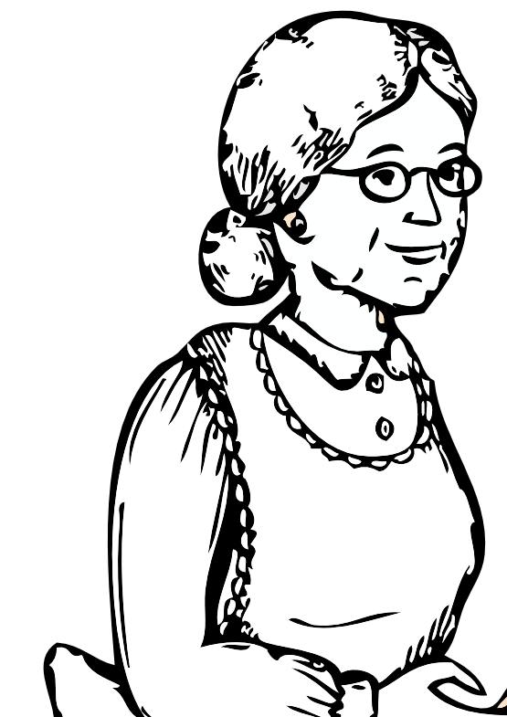Grandmother Transparent PNG Image