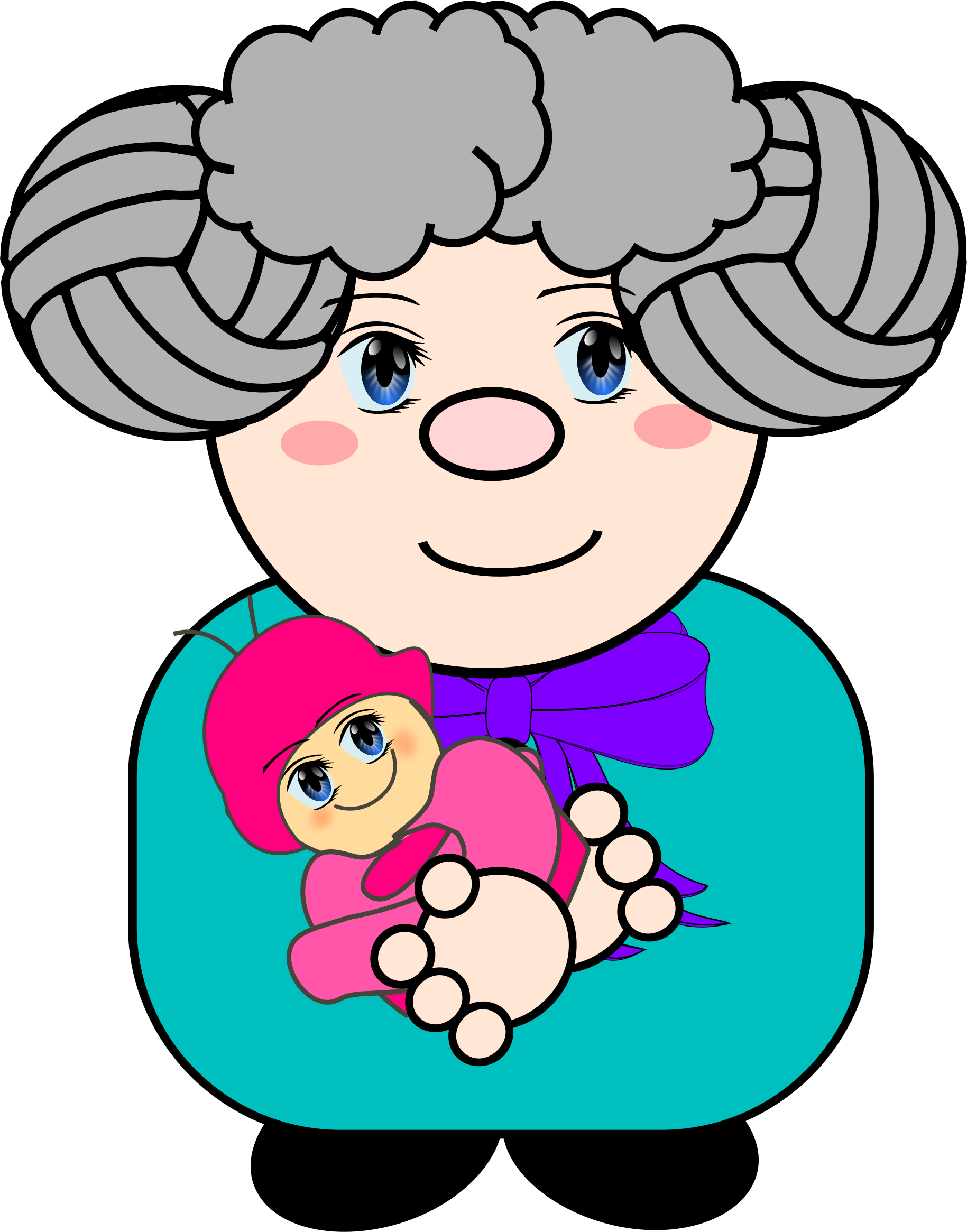 Grandmother File Transparent PNG Image