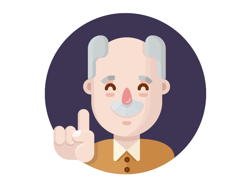 Grandfather Transparent PNG Image
