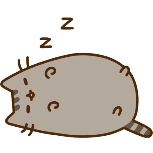 Area Mammal Pusheen Sleep Cat Transparent PNG Image