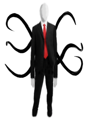 Slender Man Transparent PNG Image