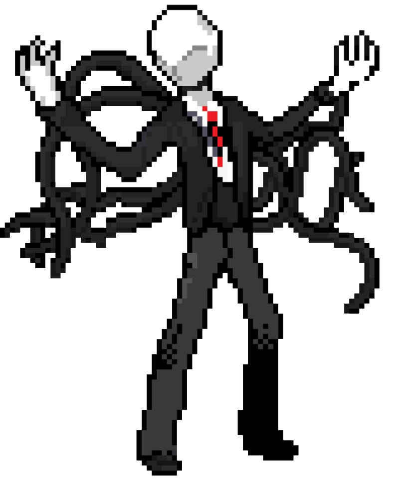 Slender Man Transparent PNG Image