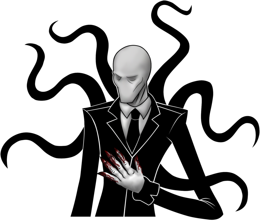 Slender Man Transparent PNG Image