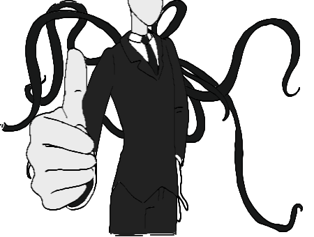 Slender Man File Transparent PNG Image