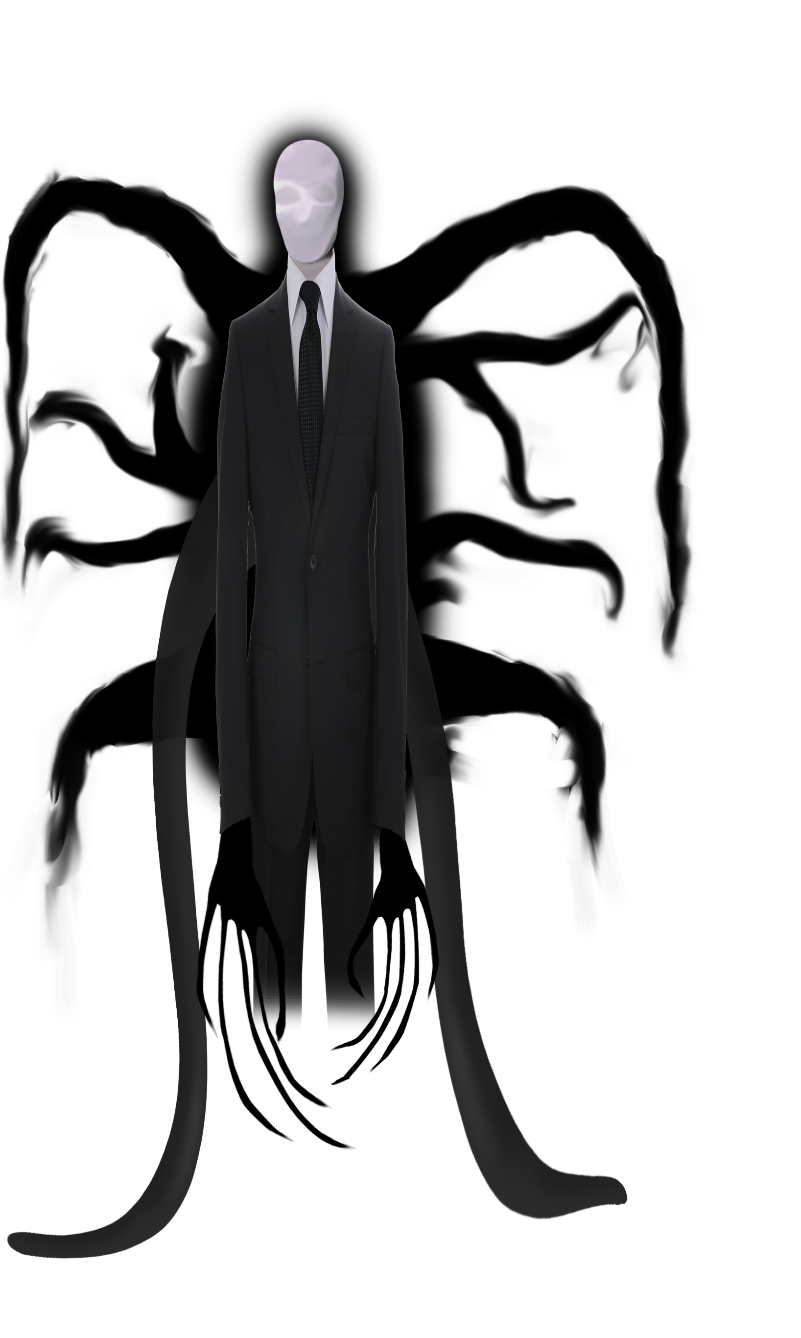 Slender Man Transparent PNG Image