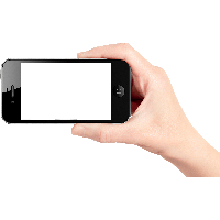 Smartphone In Hand PNG Image