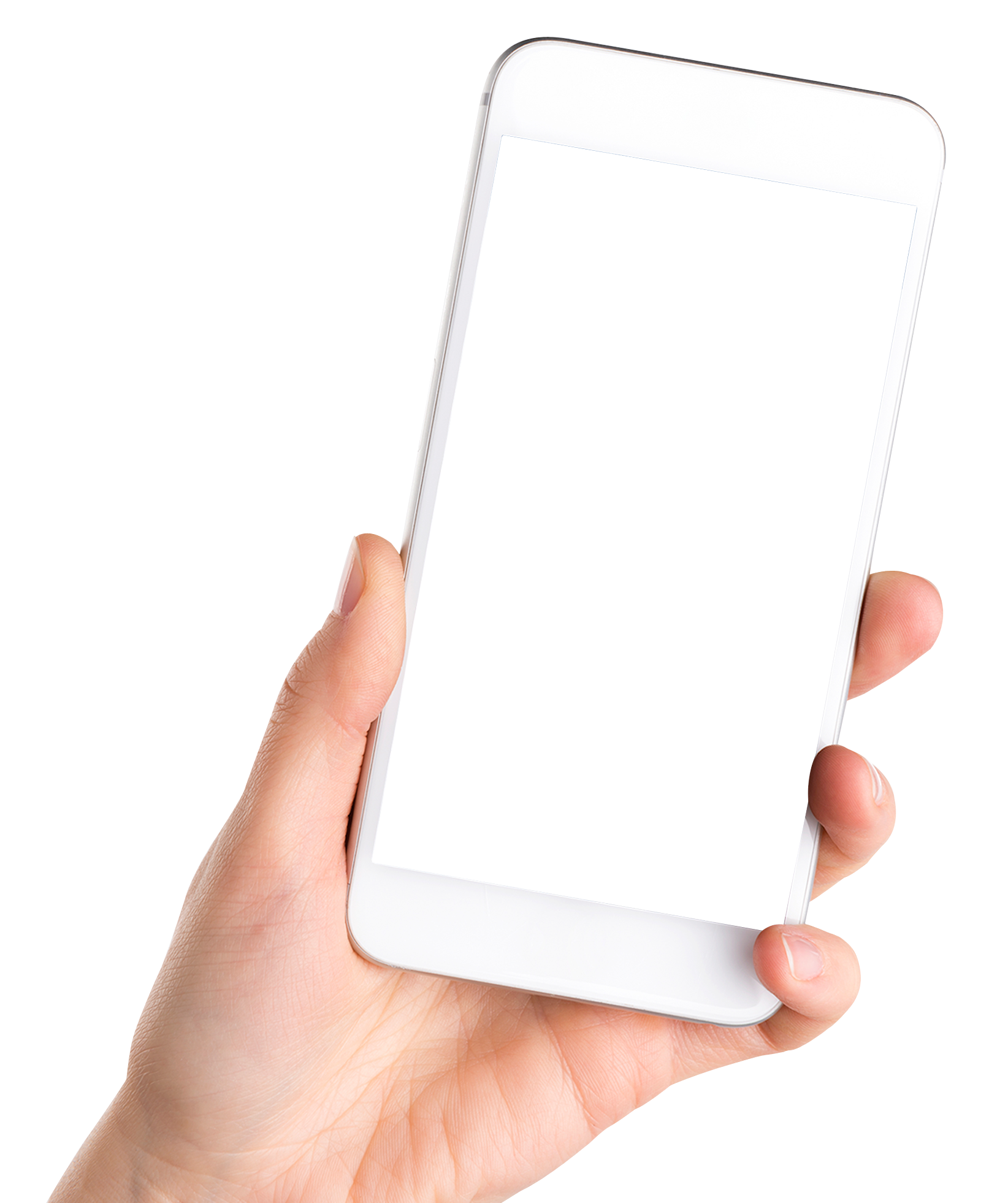 Smartphone Holding Female Hand Transparent PNG Image