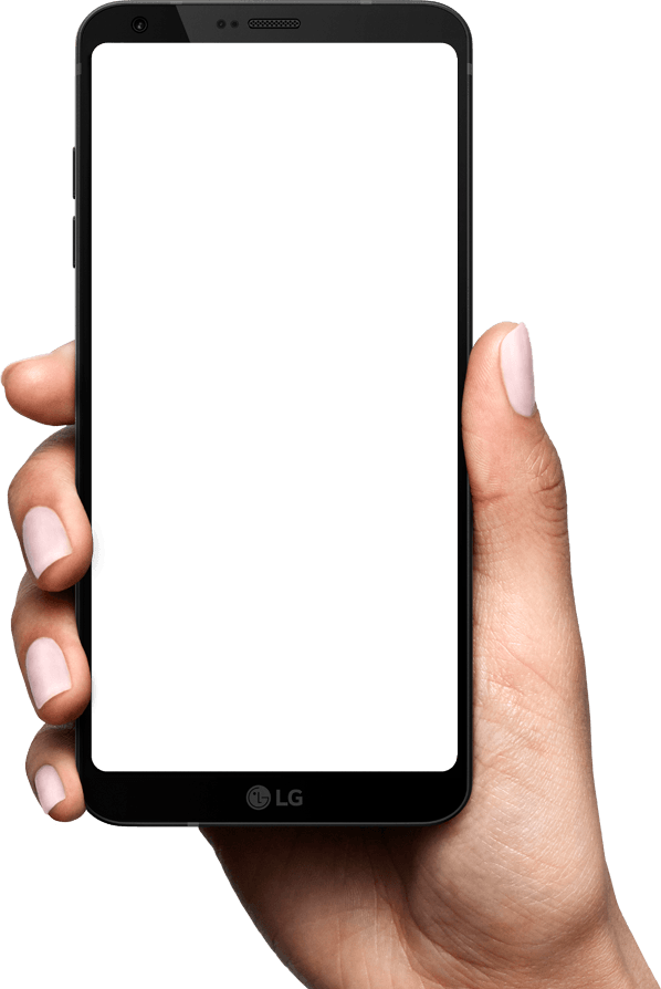 Smartphone Holding Hand Transparent PNG Image