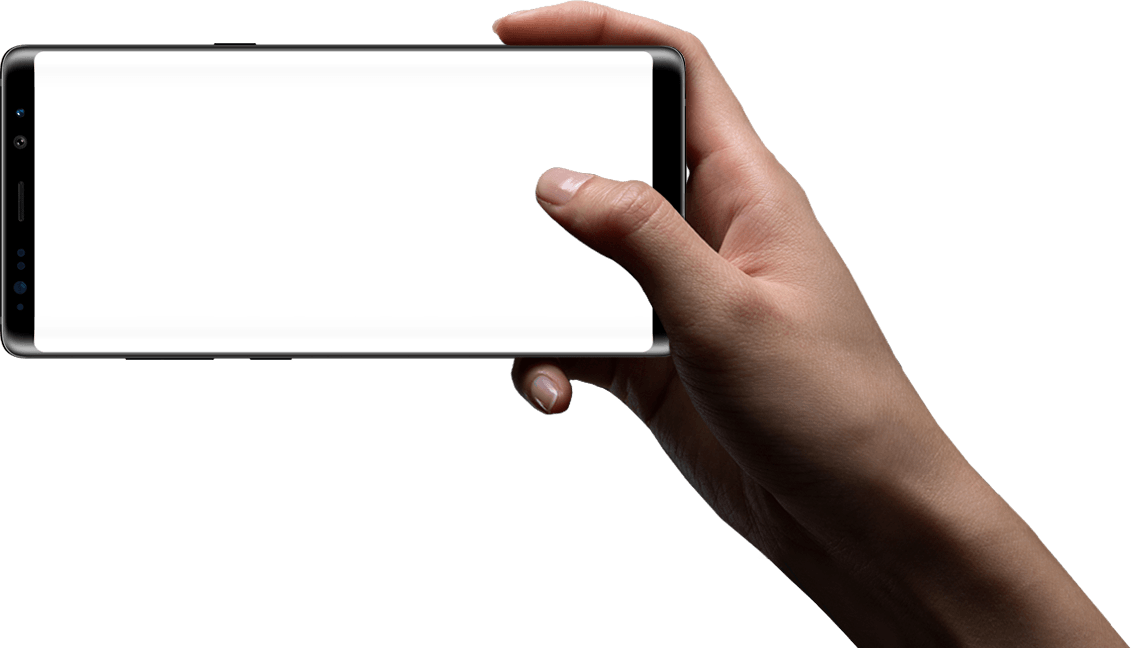 Smartphone Male Holding Hand Transparent PNG Image