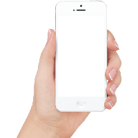 Smartphone In Hand PNG Image
