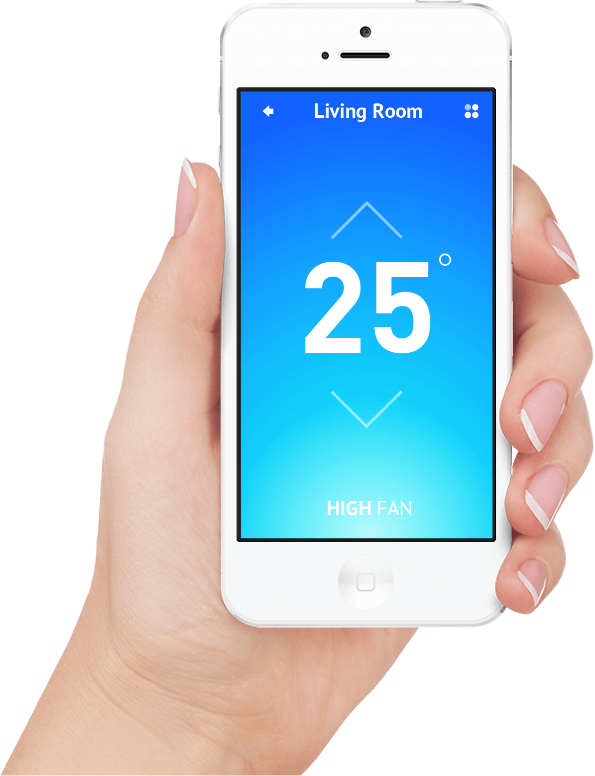 Smartphone In Hand Transparent PNG Image
