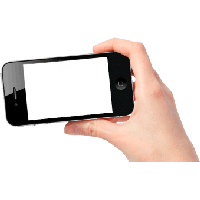 Smartphone In Hand PNG Image