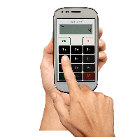 Smartphone In Hand PNG Image