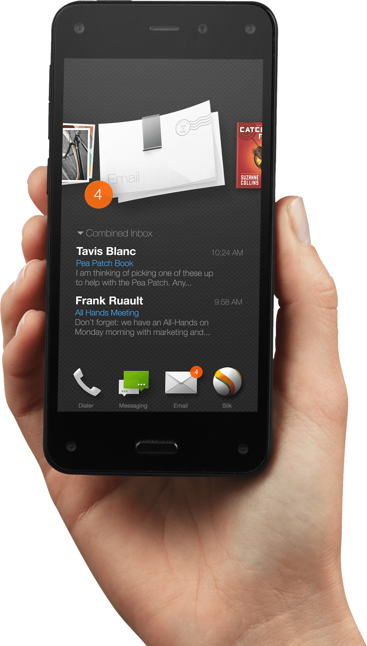 Smartphone In Hand Transparent PNG Image