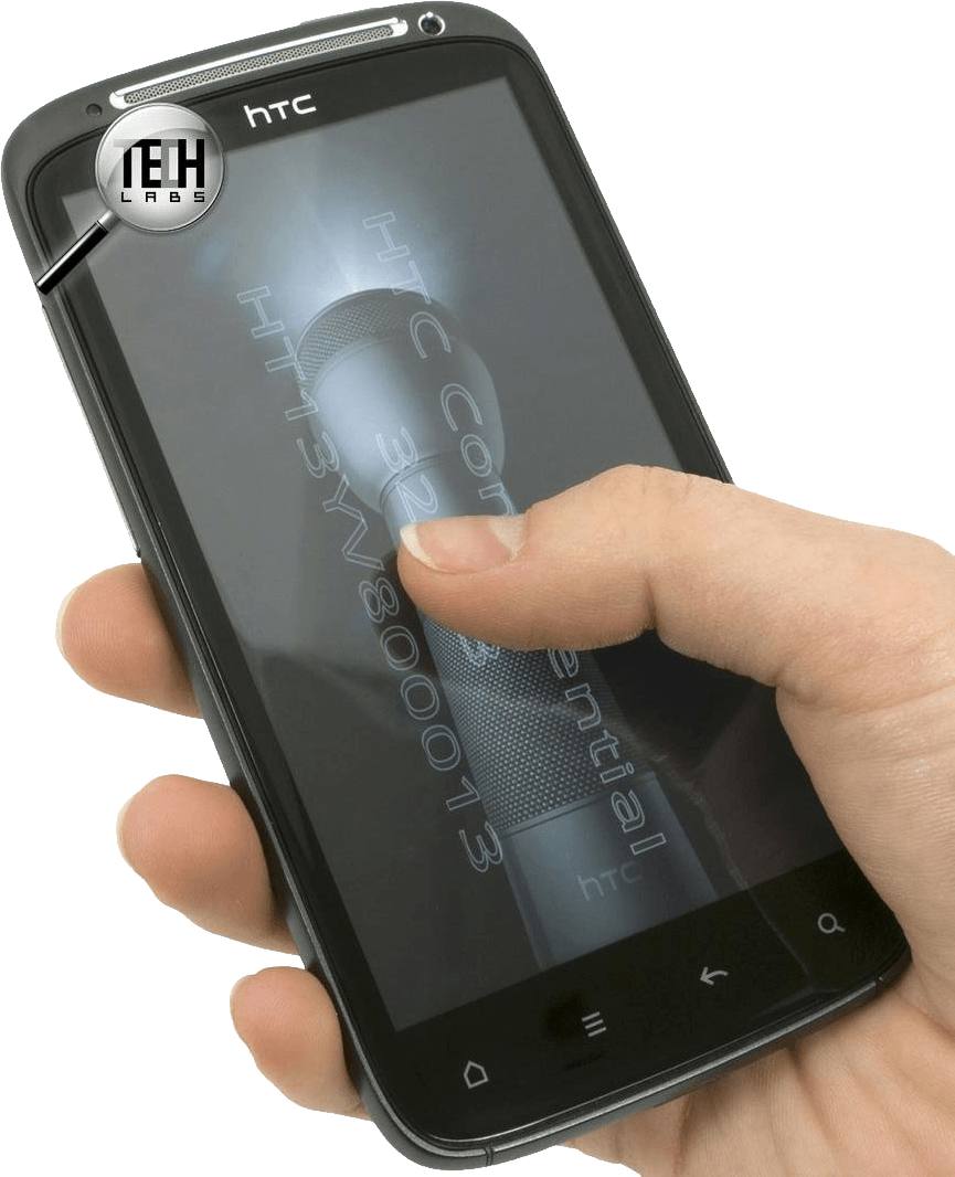 Smartphone In Hand Transparent PNG Image