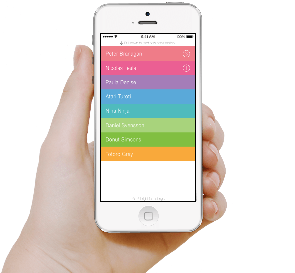 Smartphone In Hand Transparent PNG Image