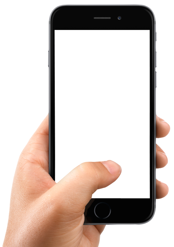 Smartphone Iphone Holding Hand Transparent PNG Image