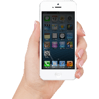 Smartphone In Hand PNG Image