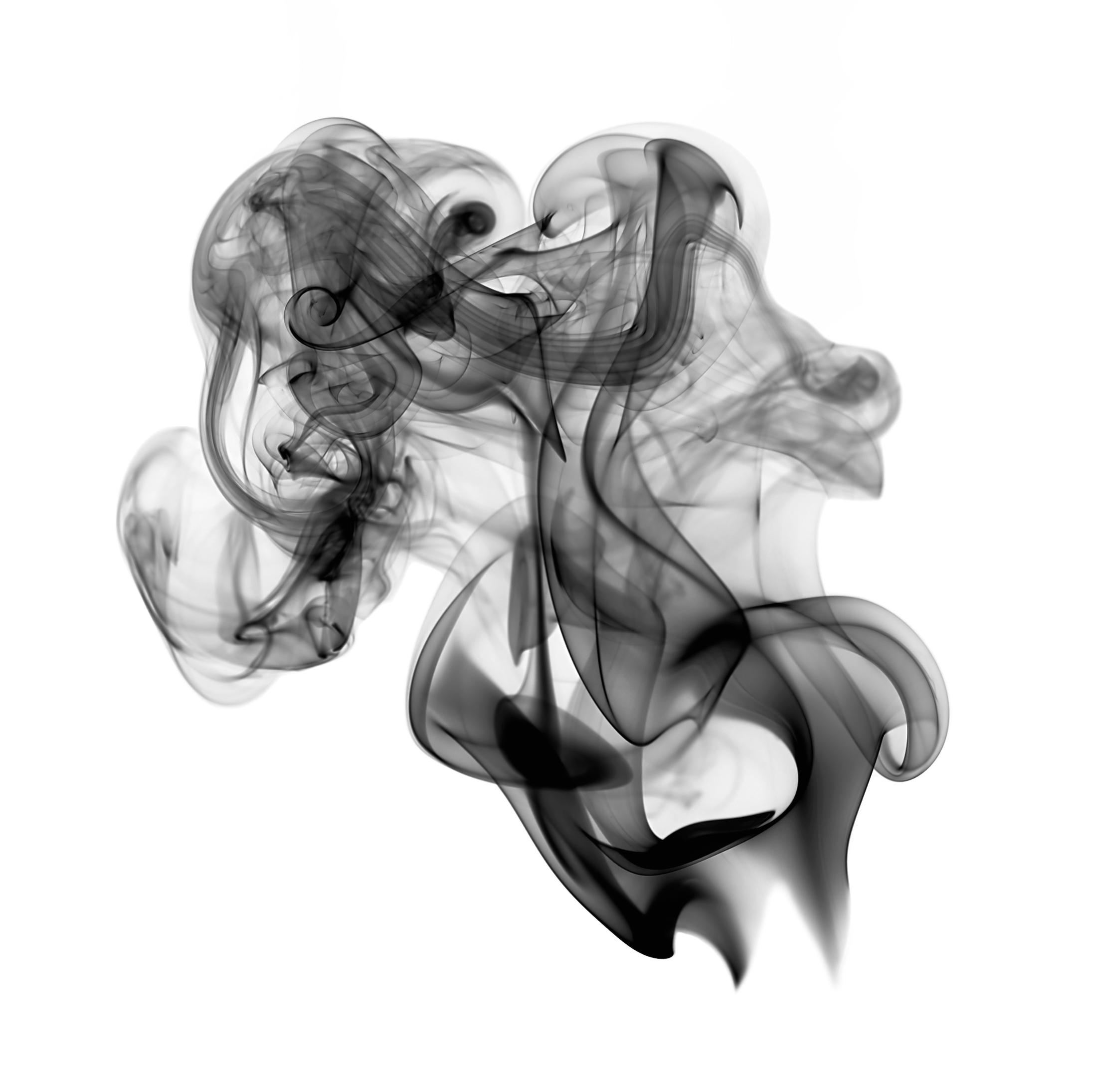 Black Smoke Transparent PNG Image