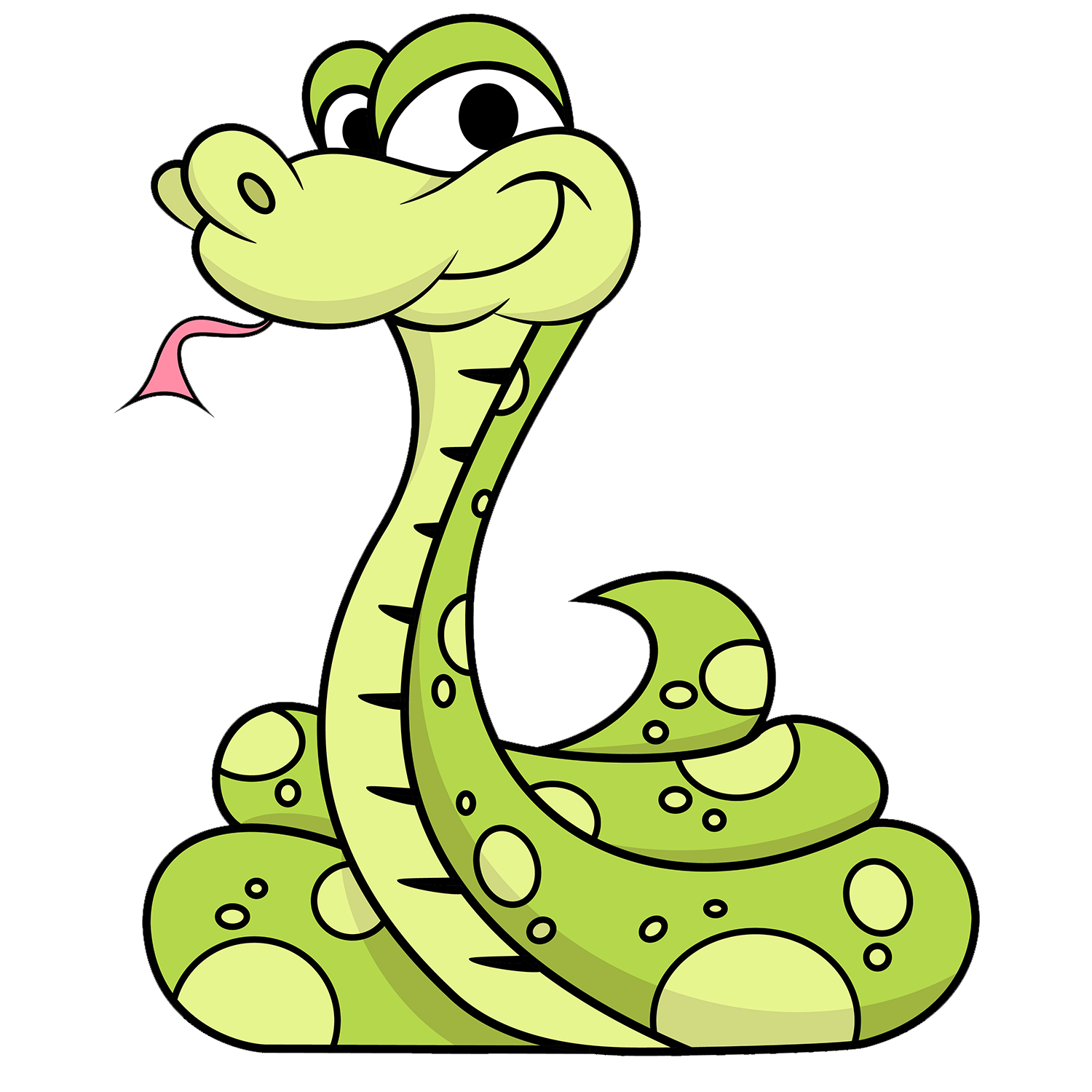 Cute Snake Background Transparent PNG Image