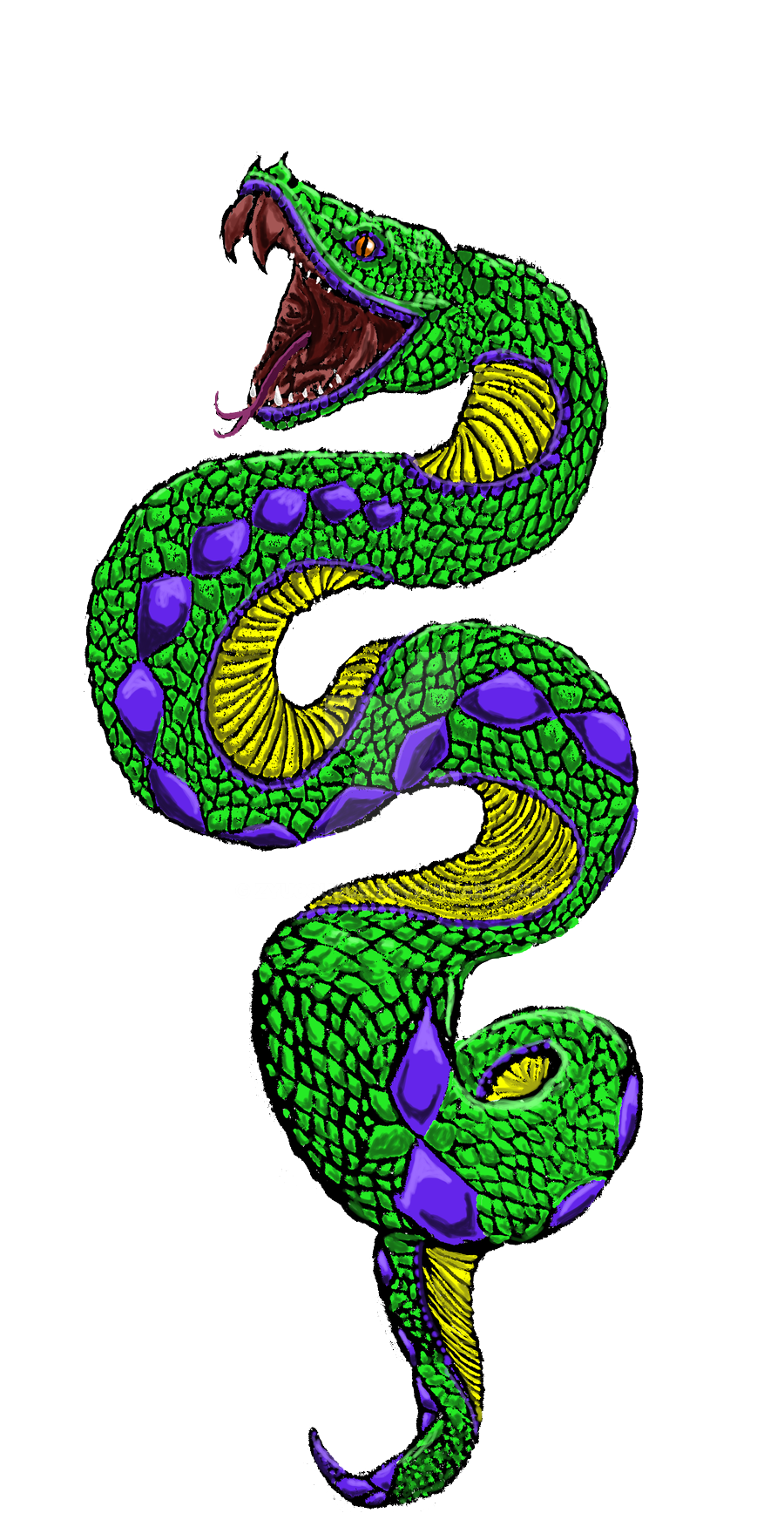 Snake Tattoo Transparent PNG Image