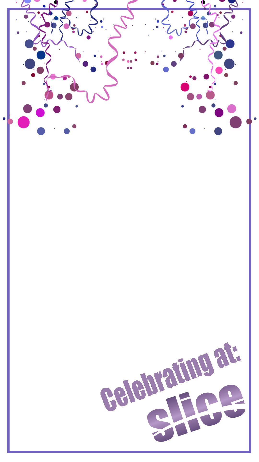 Filter Snapchat Colorful Transparent PNG Image